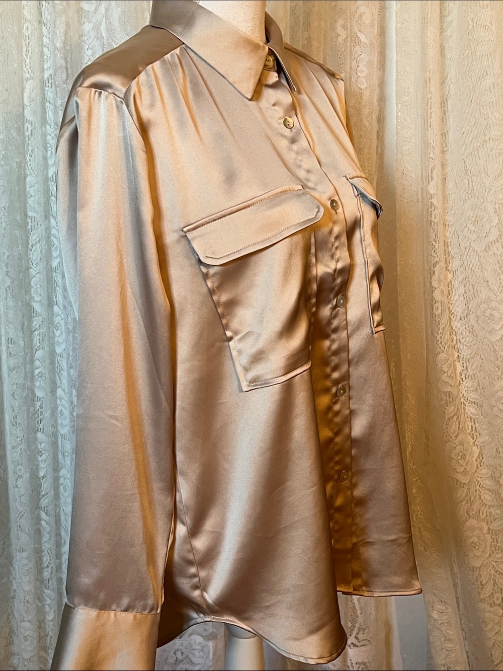 RACHEL ZOE Platinum Blouse - Picture 5 of 8